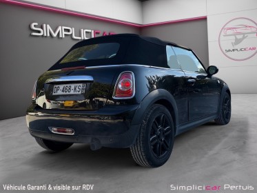 Mini one cabriolet faible kilométrage full black très bon état garantie 12 mois occasion simplicicar pertuis  simplicicar...