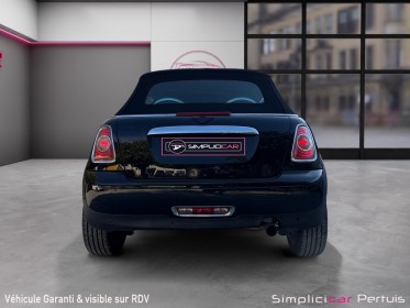 Mini one cabriolet faible kilométrage full black très bon état garantie 12 mois occasion simplicicar pertuis  simplicicar...