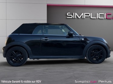 Mini one cabriolet faible kilométrage full black très bon état garantie 12 mois occasion simplicicar pertuis  simplicicar...
