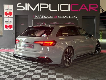 Audi rs4 avant v6 2.9 tfsi 450 ch tiptronic 8 - full options - garantie 12 mois - occasion  simplicicar aix les bains...