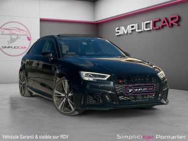 Audi rs3 sportback 2.5 tfsi 400 s tronic 7 quattro occasion simplicicar pontarlier simplicicar simplicibike france