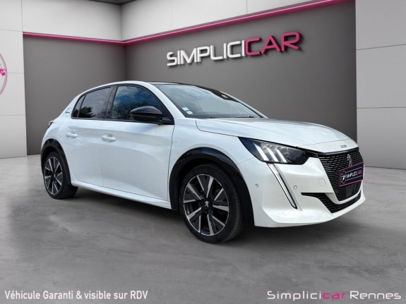 Peugeot 208 gt line bluehdi 100 ss bvm6 - toit panoramique - camera de recul - complet peugeot occasion simplicicar rennes...