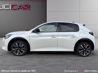 Peugeot 208 gt line bluehdi 100 ss bvm6 - toit panoramique - camera de recul - complet peugeot occasion simplicicar rennes...