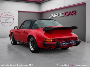 Porsche 911 targa sc 3.0 avec certificat d'authenticité garantie 12 mois occasion scl 56 - simplicicar vannes simplicicar...