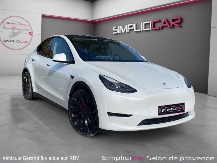 Tesla model y performance dual motor awd 534ch occasion simplicicar salon de provence simplicicar simplicibike france
