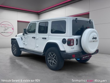 Jeep wrangler unlimited 4xe 2.0t 380 ch phev 4x4 bva 8 rapports overland / entretien complet jeep à jour / garantie 12 mois...