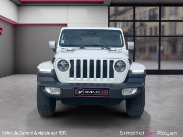 Jeep wrangler unlimited 4xe 2.0t 380 ch phev 4x4 bva 8 rapports overland / entretien complet jeep à jour / garantie 12 mois...