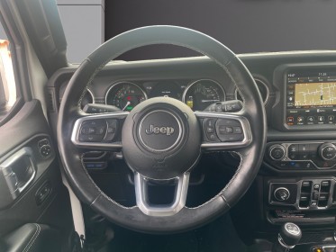 Jeep wrangler unlimited 4xe 2.0t 380 ch phev 4x4 bva 8 rapports overland / entretien complet jeep à jour / garantie 12 mois...
