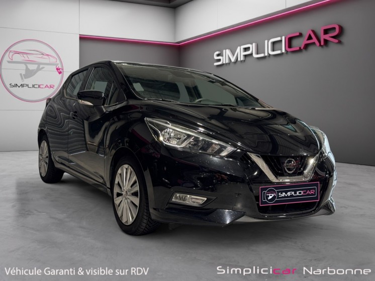 Nissan micra 2018 dci 90 acenta carplay clim garantie 12 mois occasion simplicicar narbonne simplicicar simplicibike france