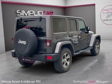 Jeep wrangler 2.8 crd 200 - 4x4 command trac unlimited bva sahara garantie 12 mois occasion simplicicar royan simplicicar...