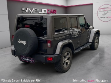 Jeep wrangler 2.8 crd 200 - 4x4 command trac unlimited bva sahara garantie 12 mois occasion simplicicar royan simplicicar...