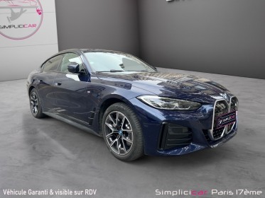 Bmw i4 e drive 40 grand coupé  340 ch m sport / garantie constructeur / car play / camÉra de recul occasion paris 17ème...