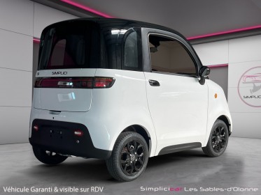 Simplici s1 100% electrique - sans permis des 14 ans - camera de recul - multimedia occasion simplicicar les sables-d'olonne...