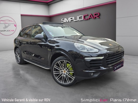 Porsche cayenne 3.0 v6 416 ch s platinium edition e-hybrid rechargeable tiptronic a / full options - entretien porsche...