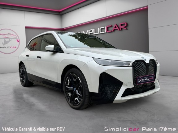 Bmw ix i20 xdrive50 523ch toit panoramique-sieges electriques-roue arriere directrice-suspention hydraulique-garantie 12 mois...