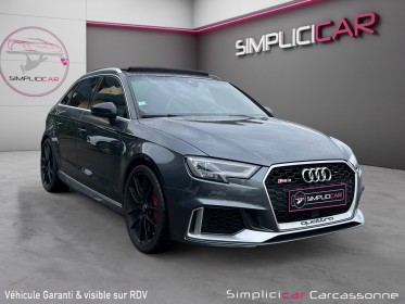 Audi rs3 sportback 2.5 tfsi 400 s tronic 7 quattro occasion simplicicar carcassonne simplicicar simplicibike france