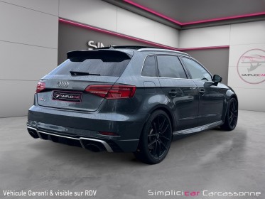 Audi rs3 sportback 2.5 tfsi 400 s tronic 7 quattro occasion simplicicar carcassonne simplicicar simplicibike france
