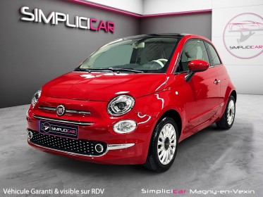 Fiat 500 serie 6 euro 6d vpc 1.2 69 ch eco pack lounge toit panoramique int blanc occasion simplicicar magny-en-vexin...