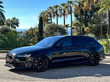 Audi rs6 avant performance 605 / black edition / lustrage céramique pro / entretien complet audi occasion  simplicicar nice...