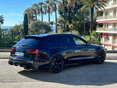 Audi rs6 avant performance 605 / black edition / lustrage céramique pro / entretien complet audi occasion  simplicicar nice...
