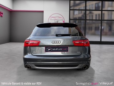 Audi a6 avant v6 3.0 bitdi dpf 313 quattro s line tiptronic 8 a, caméra ar, toit ouvrant/panoramique, radar av/ar,...