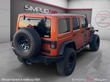 Jeep wrangler 2.8 crd 200 unlimited sahara garantie 12 mois occasion simplicicar royan simplicicar simplicibike france