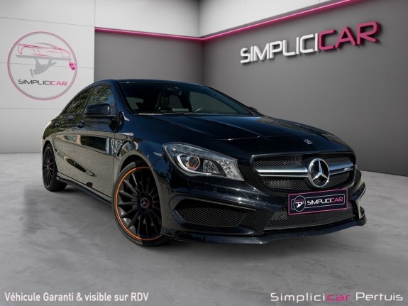 Mercedes classe cla 45 amg 4matic orangeart edition speedshift dct a toit ouvrant contrat d'entretien jusqu'en 2028...