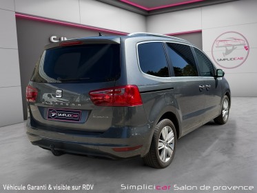 Seat alhambra 2.0 tdi 177  dsg/7 places/radar av ar/camera ar/entretien à jour/ 2e main/garantie occasion simplicicar salon...