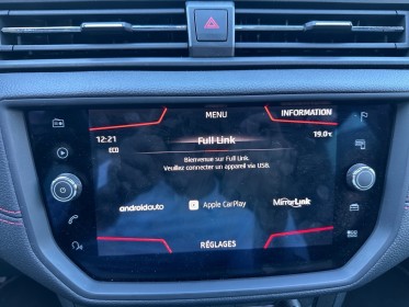 Seat ibiza 1.0 ecotsi 115 ch s/s bvm6 fr sport line/camera/radar av ar/toit ouvrant/carplay/garantie occasion simplicicar...