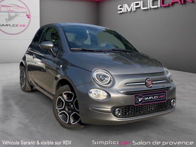Fiat 500 my23 1.0 70 ch hybride 500 - radar ar - clim auto - régulateur - garantie occasion simplicicar salon de provence...