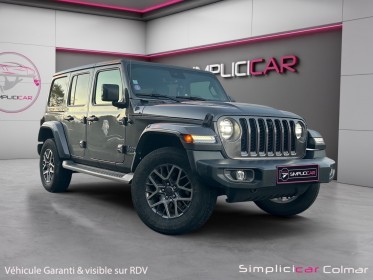 Jeep wrangler my21 unlimited 2.0 l 4xe phev hybrid rechargeable 380 cv bva8 overland pas de tvs société garantie 12 mois...