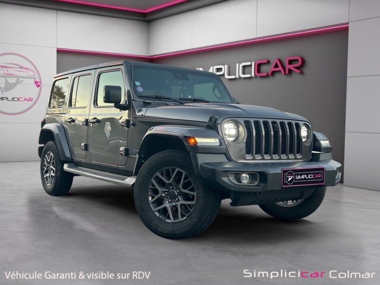 Jeep wrangler my21 unlimited 2.0 l 4xe phev hybrid rechargeable 380 cv bva8 overland pas de tvs société garantie 12 mois...