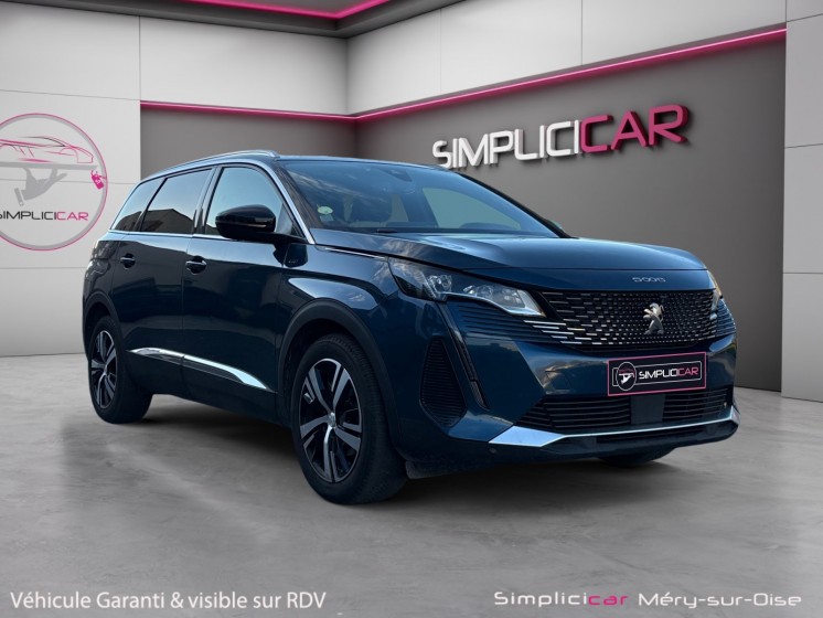 Peugeot 5008 bluehdi 130ch ss eat8 gt 7 places toit ouvrant détecteur d'angle mort garantie 12 mois occasion simplicicar...