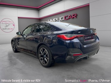 Bmw i4 e drive 40 grand coupé  340 ch m sport / garantie constructeur / car play / camÉra de recul occasion paris 17ème...