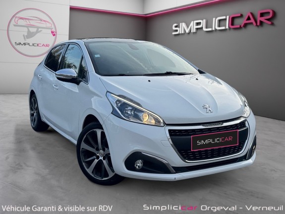 Peugeot 208 feline 110ch eat6 / cuir chauffant / toit pano / 1ere main / distrib ok occasion simplicicar orgeval  simplicicar...