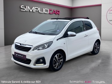Peugeot 108 82ch bvm5 allure top! caméra de recul toit ouvrant régulateur garantie 12 mois occasion barberey simplicicar...