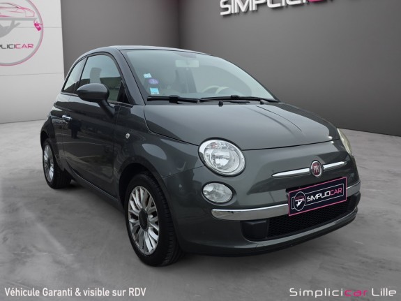 Fiat 500 1.2 8v 69 ch lounge dualogic//garantie 12 mois// occasion simplicicar lille  simplicicar simplicibike france