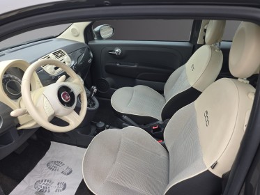 Fiat 500 1.2 8v 69 ch lounge dualogic//garantie 12 mois// occasion simplicicar lille  simplicicar simplicibike france