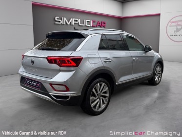 Volkswagen t-roc 1.5 tsi evo 150 style exclusive - toit ouvrant - cuir - carplay - full options occasion champigny-sur-marne...
