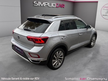 Volkswagen t-roc 1.5 tsi evo 150 style exclusive - toit ouvrant - cuir - carplay - full options occasion champigny-sur-marne...