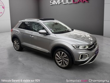 Volkswagen t-roc 1.5 tsi evo 150 style exclusive - toit ouvrant - cuir - carplay - full options occasion champigny-sur-marne...