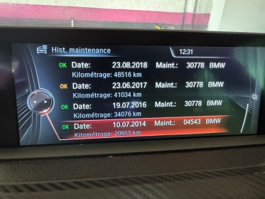 Bmw serie 3 f30 335d xdrive 313ch luxury toit ouvrant sieges chauffants affichage tête haute suivi bmw garantie 12 mois...