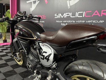 Ducati scrambler cafer racer 800cm3 abs occasion simplicicar reims simplicicar simplicibike france