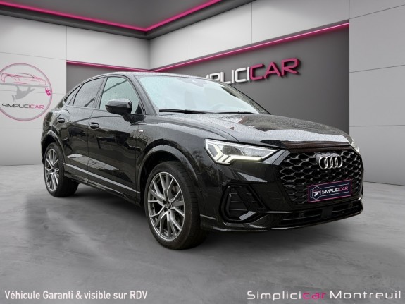 Audi q3 sportback 35 tfsi 150 ch s tronic 7 s line full black occasion montreuil (porte de vincennes)(75) simplicicar...