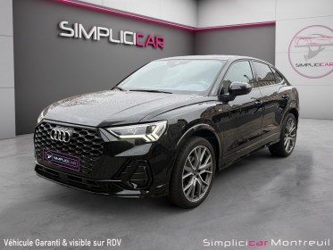 Audi q3 sportback 35 tfsi 150 ch s tronic 7 s line full black occasion montreuil (porte de vincennes)(75) simplicicar...