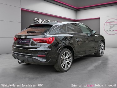 Audi q3 sportback 35 tfsi 150 ch s tronic 7 s line full black occasion montreuil (porte de vincennes)(75) simplicicar...
