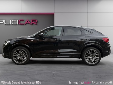 Audi q3 sportback 35 tfsi 150 ch s tronic 7 s line full black occasion montreuil (porte de vincennes)(75) simplicicar...