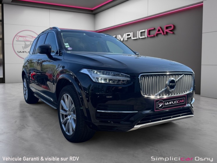 Volvo xc90 t8 inscription luxe 390 cv twin engine geartronic 7 places  || garantie 12 mois || occasion osny simplicicar...