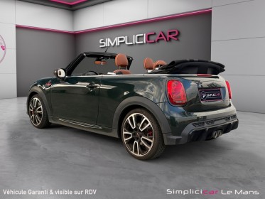 Mini cabriolet f57 lci ii john cooper works 231 ch bva8 finition ultimate garantie 12 mois occasion simplicicar le mans...