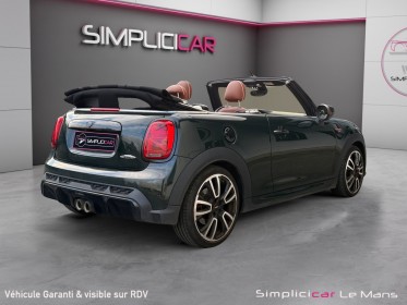 Mini cabriolet f57 lci ii john cooper works 231 ch bva8 finition ultimate garantie 12 mois occasion simplicicar le mans...